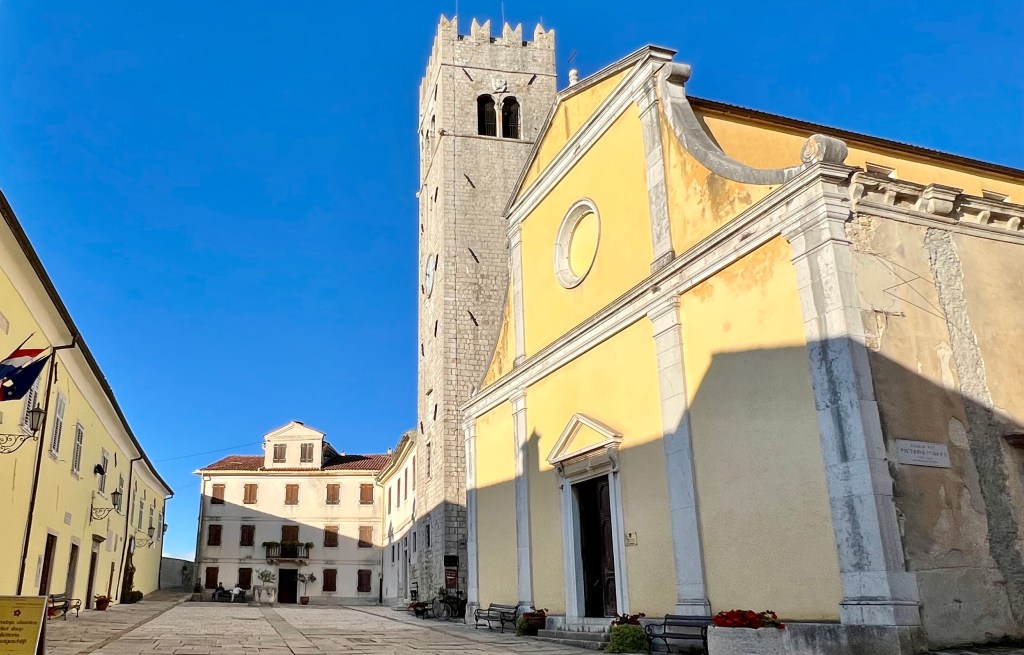 Parish Church of St Stephen the First Martyr in Motovun, Croatia.